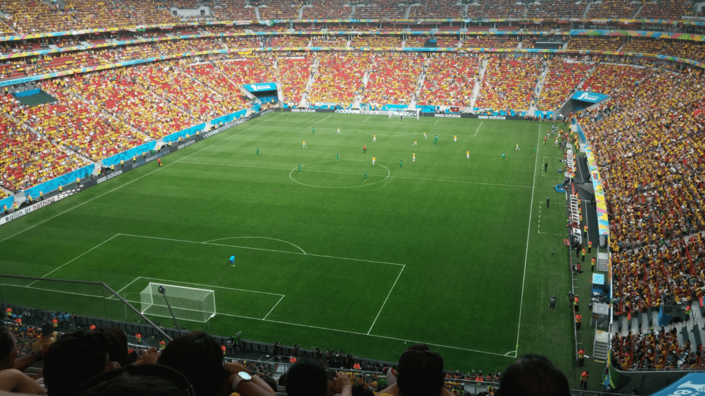 estádio de futebol nas olimpíadas